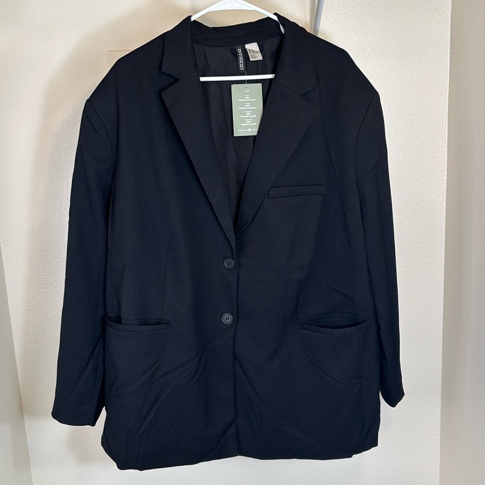 H&M Women’s Black Blazer Size XL